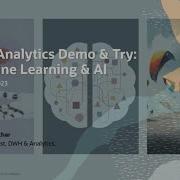 Data Analytics Demo Try Machine Learning And AI