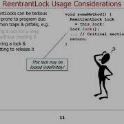 Java ReentrantLock Usage Considerations