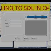 SELECT INSERT UPDATE DELETE Using LINQ To SQL In C