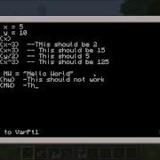 ComputerCraft Tutorial Episode 2 Variables Math And Comments