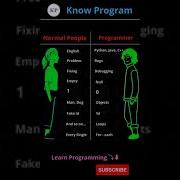 Normal People V S Programmer Shorts Programmer Knowprogram