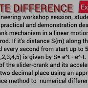 Finite Difference Numerical Analysis Example 2 Finite Difference Approximation Engineering Maths