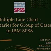 17 Multiple Line Chart Summaries For Group Of Cases In IBM SPSS Dr Dhaval Maheta