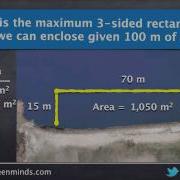 Maximizing Area Of 3 Sided Rectangular Enclosures With A Fixed Perimeter Optimization