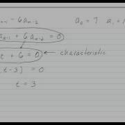 Solving Linear Recurrence Relations 1