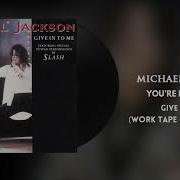 Michael Jackson Give In To Me Work Tape 18 Minute Excerpt
