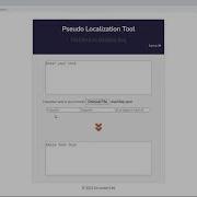 Pseudo Localization Tool