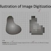 Steps For Digitization Of An Image And Neighbors Of A Pixel In Digital Image