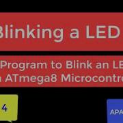 PART 4 Blinking Led Using Atmega8 Microcontroller CodevisionAVR And Proteus Analyse Code