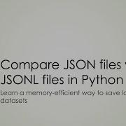 Compare JSON Files With JSONL Files In Python