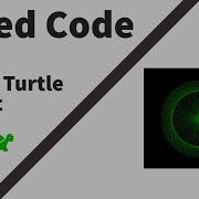 5 Python Turtle Graphic Design Speed Code 3D Green Circular Design