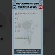 Programming Quiz Beginner Level Python AI Machine Learning Data Science Coding Gen AI