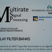 Multirate Signal Processing With Python 14 Low Delay Filter Banks LDFB