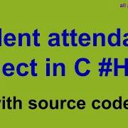 Simple Student Attendance Project In C Programming Hindi With Source Code All Programming Hindi