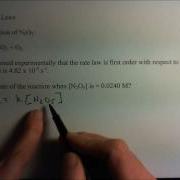 Basic Rate Laws Worked Problems