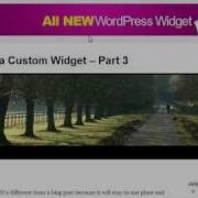 How To Make A WordPress Widget Part 3