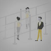 Lavi Industries Queue Guard Germ Barriers