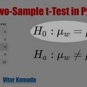 H2 Two Sample T Test In Python