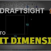 Draftsight How To Edit Dimension Tutorial