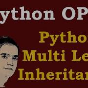 Python Tutorial Python Multi Level Inheritance