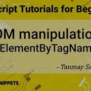 24 GetEelementByTagName Function In JavaScript JavaScript Tutorials For Beginners