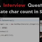 Stringprograms Java Program To Count Duplicate Character In A String