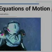 The Equations Of Motion IB Physics