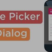 Date Picker Dialog On Android