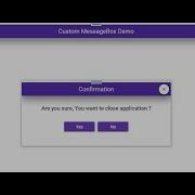 Custom Message Box Using Material Design WPF C With Modern UI By SandeepJadhav WPF CSharp