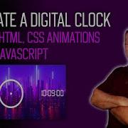 How To Create Digital Clock With Html Css And Javascript