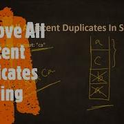 Remove All Adjacent Duplicates In String LeetCode 1047 Coders Camp