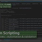 Working With Python Scripting Flame 2018 2 Update