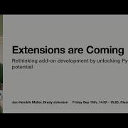Extensions Are Coming Rethinking Addon Development By Unlocking Python S Blender Conference 2025