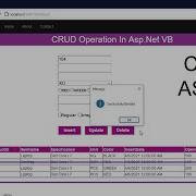 Выполнение операции CRUD в Asp Net с использованием VB и SQL Server шаг за шагом ProgrammingGeek