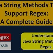 Java String Methods That Support Regex A Complete Guide Regex In Java