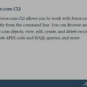 Force Com CLI And Automated Metadata Export In Salesforce
