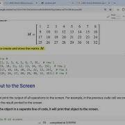 Creating And Storing Matrices With SymPy