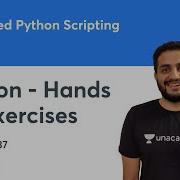 Python Hands On Exercises L 37 Advanced Python Scripting Arpit Jain