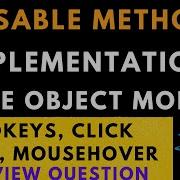 Reusable Methods Implementation In Page Object Model Create And Implement Reusable Methods In POM
