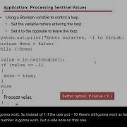 Big Java Chapter 6 Loops Part 5 Processing Sentinel Value