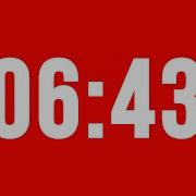 6 Minute 43 Second Timer With Alarm Without Music
