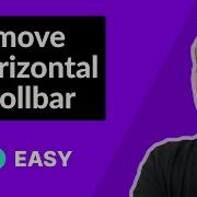 Remove Horizontal Scrollbar With CSS