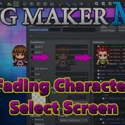 RPG Maker MZ Create A Mechanic Fading Character Select Screen