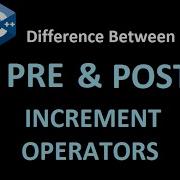 What Is Increment Operator Difference Between Post Increment Pre Increment Operators
