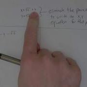 4 2 2 Eliminate The Parameter For Parametrics