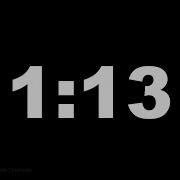 1 Minute 13 Seconds 73 Secs Clock Timer Countdown Alarm Focus