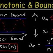 Monotonic Sequences And Bounded Sequences Calculus 2