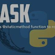 Python Flask Use Class Staticmethod Function To Routes In Flask