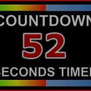 52 Seconds Timer Countdown Full HD 1080p Background Relaxing Music
