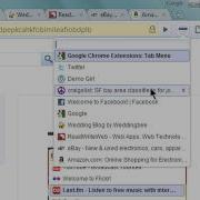 Screencast Tour Of Tab Menu Extension For Firefox